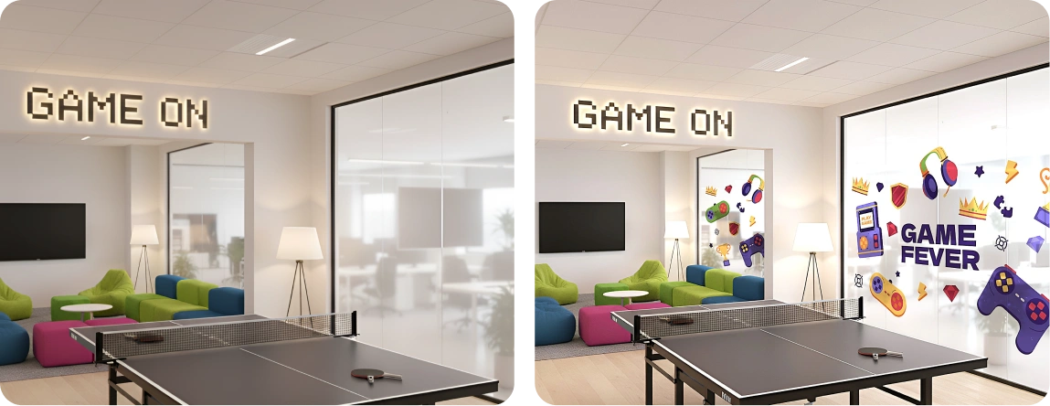 Breakout Room Glass Wall